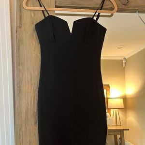 V-Front Bodycon Dress
